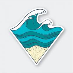 Sand & Waves - Vinyl Sticker