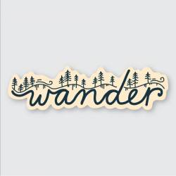 Wander Hillside - Vinyl Sticker