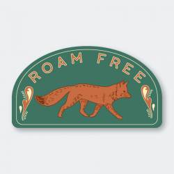 Roam Free Fox - Vinyl Sticker