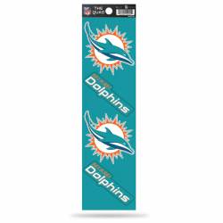 Miami Dolphins - Set Of 4 Quad Sticker Sheet