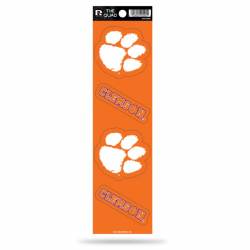 Clemson University Tigers - Set Of 4 Quad Sticker Sheet