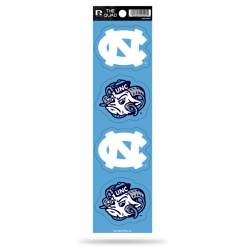 University Of North Carolina Tar Heels - Set Of 4 Quad Sticker Sheet
