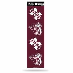 Mississippi State University Bulldogs - Set Of 4 Quad Sticker Sheet
