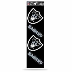 Las Vegas Raiders - Set Of 4 Quad Sticker Sheet