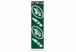 New York Jets Logo - Set Of 4 Quad Sticker Sheet