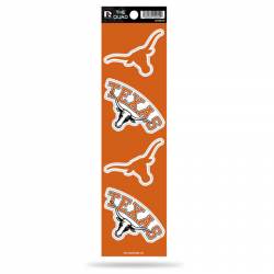 University Of Texas Longhorns - Set Of 4 Quad Sticker Sheet