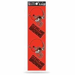 Cleveland Browns - Set Of 4 Quad Sticker Sheet