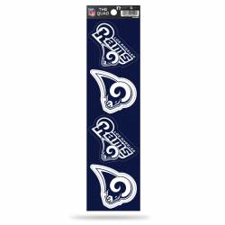 Los Angeles Rams - Set Of 4 Quad Sticker Sheet