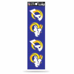 Los Angeles Rams 2020 Logo - Set Of 4 Quad Sticker Sheet