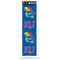 University Of Kansas Jayhawks - Set Of 4 Quad Sticker Sheet