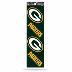 Green Bay Packers - Set Of 4 Quad Sticker Sheet