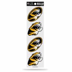 University Of Missouri Tigers - Set Of 4 Quad Sticker Sheet