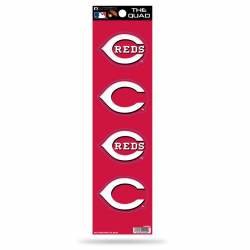 Cincinnati Reds - Set Of 4 Quad Sticker Sheet