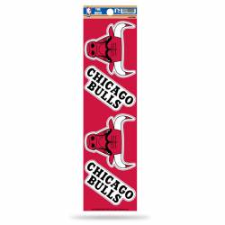 Chicago Bulls Black & White - Set Of 4 Quad Sticker Sheet