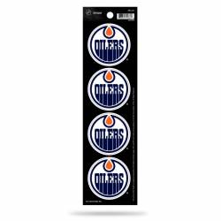 Edmonton Oilers - Set Of 4 Quad Sticker Sheet