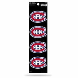 Montreal Canadiens - Set Of 4 Quad Sticker Sheet