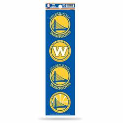 Golden State Warriors - Set Of 4 Quad Sticker Sheet