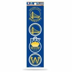 Golden State Warriors 2019-Present - Set Of 4 Quad Sticker Sheet