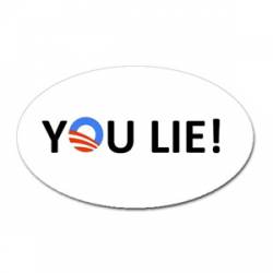 You Lie - Oval Sticker