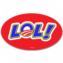 Barack Obama LOL - Oval Sticker