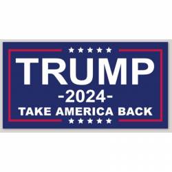 Donald Trump 2024 Take America Back - Vinyl Sticker