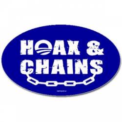 Hoax and Chains - Oval Sticker