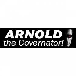 Arnold The Governator - Sticker