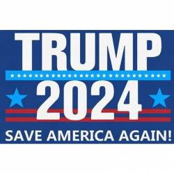 Trump 2024 Save America Again - Vinyl Sticker