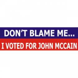 I Voted For John McCain - Sticker