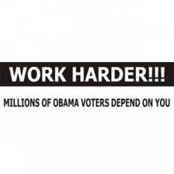 Millions Of Obama Voters - Sticker