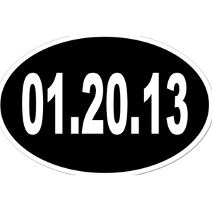 Obama's Last Day - Oval Sticker