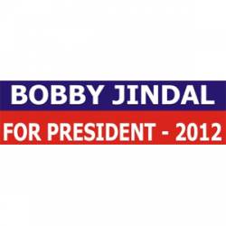 Bobby Jindal For President - Bumper Sticker