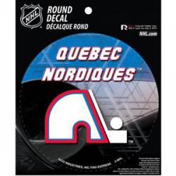 Quebec Nordiques - Round Sticker