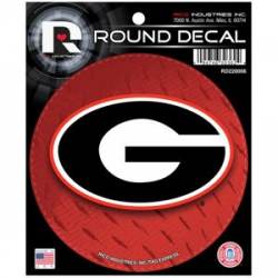 University Of Georgia Bulldogs - Round Sticker