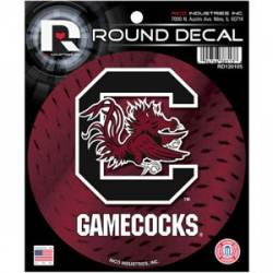 University Of South Carolina Gamecocks - Round Sticker