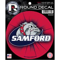 Samford University Bulldogs - Round Sticker
