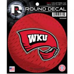Western Kentucky University Hilltoppers - Round Sticker