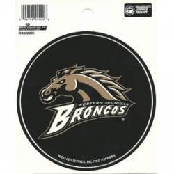 Western Michigan University Broncos - Round Sticker