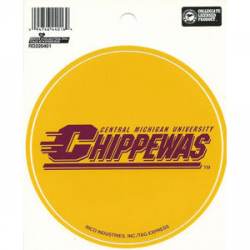 Central Michigan University Chippewas - Round Sticker