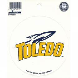 University Of Toledo Rockets - Round Sticker