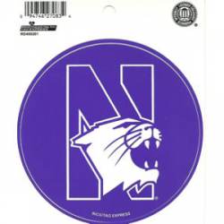 Northwestern University Wildcats - Round Sticker