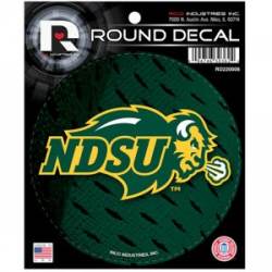 North Dakota State University Bison - Round Sticker