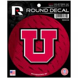 University Of Utah Utes - Round Sticker