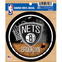 Brooklyn Nets - Round Sticker