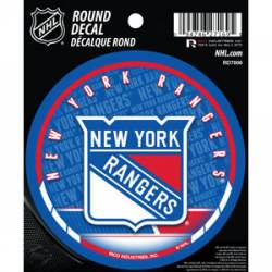 New York Rangers - Round Sticker