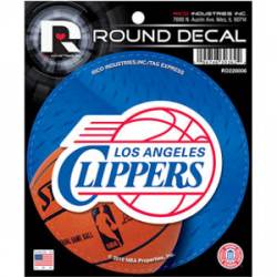 Los Angeles Clippers - Round Sticker