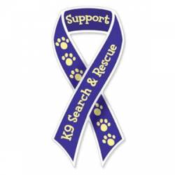 Support K-9 Search And Rescue - Ribbon Magnet