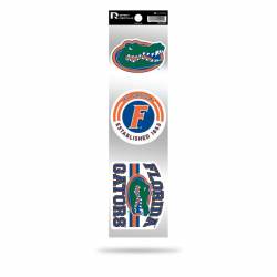University Of Florida Gators Logo - Sheet Of 3 Triple Spirit Stickers