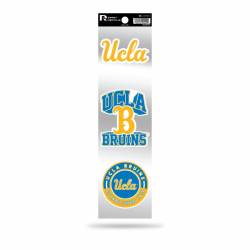 University Of California-Los Angeles UCLA Bruins Logo - Sheet Of 3 Triple Spirit Stickers