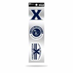 Xavier University Musketeers Logo - Sheet Of 3 Triple Spirit Stickers